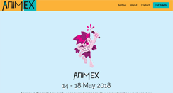 Desktop Screenshot of animex.tees.ac.uk